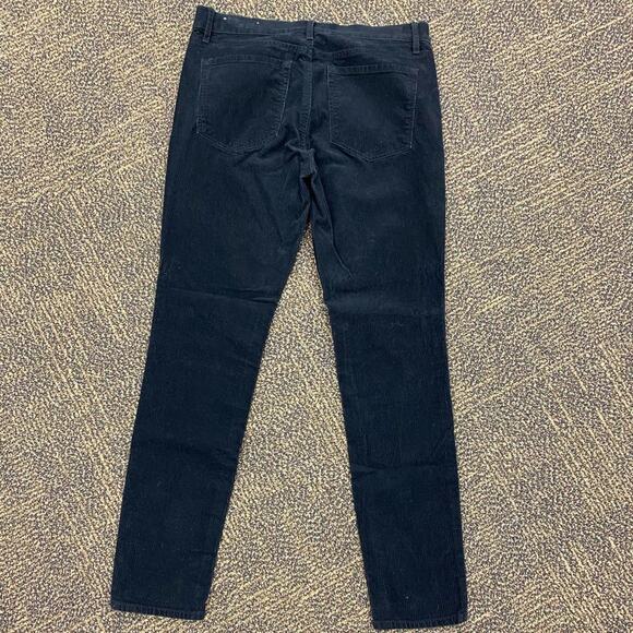 Ann Taylor Loft Black Corduroy Modern Skinny 5-Pocket Pants - Picture 7 of 8